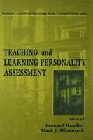 Teaching and Learning Personality Assessment B000QBF5HG Book Cover