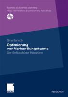 Optimierung Von Verhandlungsteams: Der Einflussfaktor Hierarchie 3834926442 Book Cover