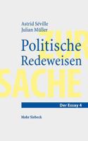 Politische Redeweisen (German Edition) 3161615026 Book Cover