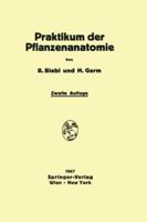 Praktikum Der Pflanzenanatomie 3709181615 Book Cover