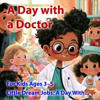 A Day with a Doctor: A Fun and Friendly Picture Book for Kids Ages 3–5 to Learn What Doctors Do. (Little Dream Jobs: A Day With...) B0HJX4NZ58 Book Cover