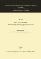 Erythrokinetik: Untersuchungen Uber Die Destruktion Und Produktion Der Erythrozyten Mit Cr51 Und Fe59 3663062996 Book Cover