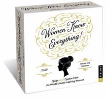 Women Know Everything 2020 Day-to-Day Calendar 0789335840 Book Cover
