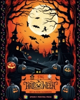 Eng Halloween - Het ultieme kleurboek voor horrorliefhebbers, tieners en volwassenen: Een ontspannende reis door Halloween met spookachtige en betoverende ontwerpen (Dutch Edition) B0CJYJ79BH Book Cover