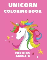 UNICORN Coloring Book: For Kids Ages 4-8 (3rd part) (Spring, Summer, Autumn, Winter collections, Unicorns & Seasons Coloring Book) B08YQR6BCP Book Cover