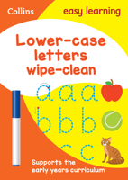 Lower Case Letters: Wipe-Clean Activity Book 0008212929 Book Cover