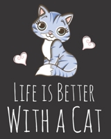 Life is Better With a Cat: Fun Cat Sketchbook for Drawing, Doodling and Using Your Imagination! 1673667376 Book Cover