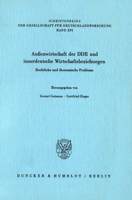 Aussenwirtschaft Der DDR Und Innerdeutsche Wirtschaftsbeziehungen: Rechtliche Und Okonomische Probleme 3428061217 Book Cover