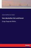 Von Deutscher Art und Kunst (Bibliothek des skeptischen Denkens) 1482559676 Book Cover