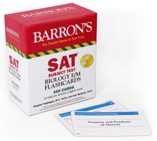 SAT Subject Test Biology E/M Flashcards 1438079281 Book Cover