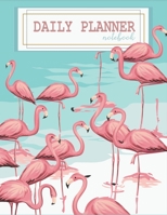 Notebook: Daily planner notebook with cute cover and daily planner pages, Extra large (8.5 x 11) inches, 110 pages, planner notebooks 167460453X Book Cover