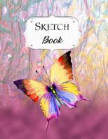 Sketch Book: Butterfly Sketchbook Scetchpad for Drawing or Doodling Notebook Pad for Creative Artists #1 1072781557 Book Cover