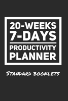 20-Weeks 7-Days Productivity Planner - Standard Booklets: Guided Productivity Planner - Best for Results & Growth Softcover 6x9 Includes Tips, Quotes & Quality Questions Nondated Entries 1691708747 Book Cover