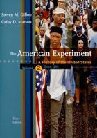 The American Experiment Volume II Since 1865 0618429514 Book Cover