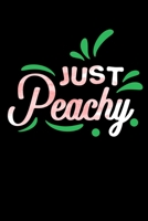 Just Peachy: College Ruled Lined Writing Notebook Journal, 6x9, 120 Pages 1712635476 Book Cover