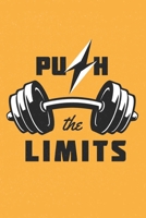 Push The Limits: Track your daily crossfit wod, crossfit workouts, crossfit training | 120 Pages 1656663244 Book Cover