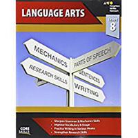 Steck-Vaughn Core Skills Language Arts: Workbook Grade 8 B00QFW9LE8 Book Cover
