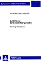 Zur Effizienz Der Selbsthilfeorganisation: Am Beispiel Indonesien 3631332521 Book Cover