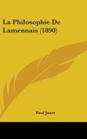 La Philosophie de Lamennais 1104247720 Book Cover