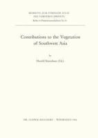 Contributions to the Vegetation of Southwest Asia 3882262974 Book Cover