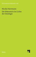 Die Erkenntnis im Lichte der Ontologie 3787305483 Book Cover