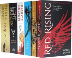 Red Rising Series 6-Book Collection by Pierce Brown (Red Rising; Golden Son; Morning Star; Iron Gold; Dark Age; Light Bringer) – Complete Sci-Fi Dystopian Box Set B0GWV7HGY3 Book Cover