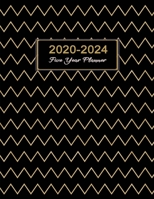 2020-2024 Five Year Planner: Monthly Organizer Diary & Scheduler for Work or Personal Use - 60 Months Include To Do List & Monthly Goals - Lines 1710213493 Book Cover