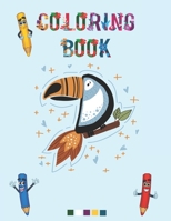 Coloring Book: Animal Coloring Book for Kids (Coloring book size 8.5"x11"- 40 page)| B08JB9R13Z Book Cover