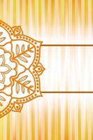 Essential Oil Blending Log Book: Gold mandala cover workbook to record new recipes, intentions, uses, scents, benefits, and notes 1711333212 Book Cover