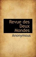 Revue des Deux Mondes 1116805618 Book Cover