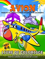 Livre De Coloriage Avions 1008919888 Book Cover