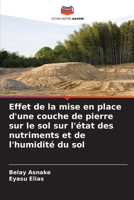 Effet de la mise en place d'une couche de pierre sur le sol sur l'état des nutriments et de l'humidité du sol (French Edition) 620692016X Book Cover