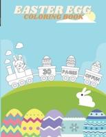 Easter Egg Coloring Book: Activity Book For Kids, Beautiful Collection Of Happy Easter Designs B08XLLF3DW Book Cover