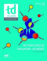 The Four Levels of Evaluation: An Update 1562869787 Book Cover