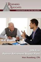 CPA Firm Partner Retirement/Buyout Plans 1499781520 Book Cover