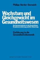 Wachstum Und Gleichgewicht Im Gesundheitswesen 3531113992 Book Cover