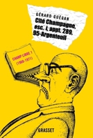 Cité Champagne, esc. i, appt. 289, 95 - Argenteuil (French Edition) 2246678412 Book Cover