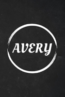 Avery: A Blank Lined Notebook Journal with Personalized Name for Girls and Women (6 x 9 - 120 Pages) 1692727192 Book Cover