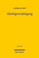 Glaubigerschadigung 3161532007 Book Cover