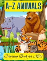 ABC Animals Coloring Book: Fun and Educational Alphabet Coloring Book for Kids Ages 2-4 B0C6W1HCTW Book Cover