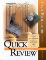 Sum and Substance Quick Review on Civil Procedure (Sum & Substance Quick Review) 0314145710 Book Cover