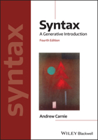 Syntax: A Generative Introduction 1405133848 Book Cover