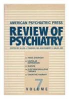 American Psychiatric Press Review of Psychiatry 0880482451 Book Cover