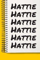Name Hattie A beautiful personalized: Lined Notebook / Journal Gift, Notebook for Hattie,120 Pages, 6 x 9 inches, Gift For Hattie, Personal Diary, Hattie, Personalized Journal, Family Notebook, Custom 167704067X Book Cover