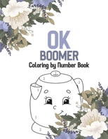 OK Boomer Coloring by Number Book: Christian Religious Lessons Coloring Book, Good Vibes Relaxation and Inspiration, Bible Verse Coloring 1672784530 Book Cover