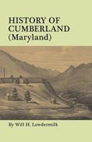 History of Cumberland (Maryland) 0806379839 Book Cover