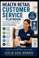 Health Retail Customer Service Playbook: Master Pharmacy Frontline Skills, De-escalation, and HIPAA Literacy: A Practical Training Guide for Entry-Level Retail Associates B0H7279N6S Book Cover