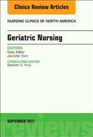 Geriatric Syndromes, an Issue of Nursing Clinics: Volume 52-3 0323545602 Book Cover