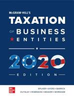 Loose Leaf for McGraw-Hill's Taxation of Business Entities 2020 Edition 1260432661 Book Cover