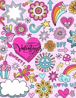 Happy Valentine's Day: Valentine's Day Gifts, Drawing, Doodling & Sketching (Gorgeous Hand-Drawn Doodle Cover) 1660026652 Book Cover